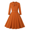 Robe Années 50 Orange