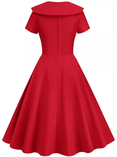 Robe Années 50 Rouge