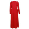 Robe Années 50 Rouge Automne