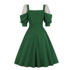 Robe Années 50 Verte Femme