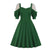 Robe Années 50 Verte Femme