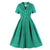 Robe Années 50 Vintage Vert