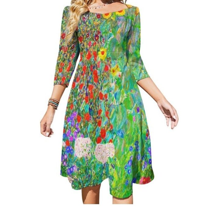 Robe Années 70 Hippie Champêtre