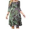 Robe Années 70 Hippie Fleurie