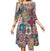 Robe Années 70 Hippie Flower Power