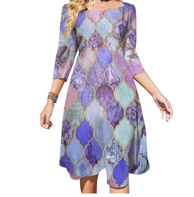 Robe Années 70 Vintage