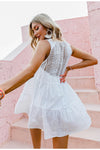 Robe Blanche Vintage Bohème