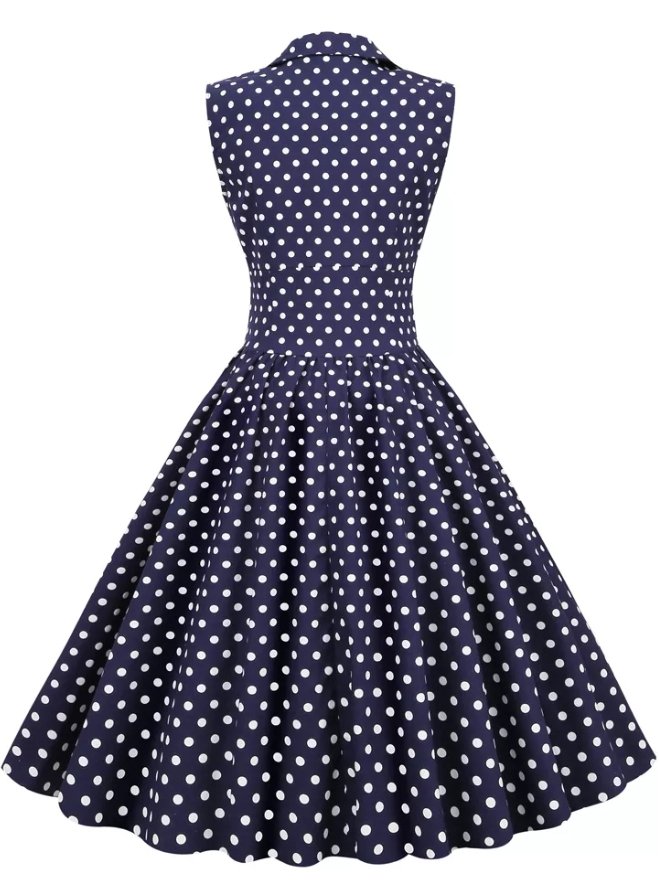 Robe Bleu Année 60