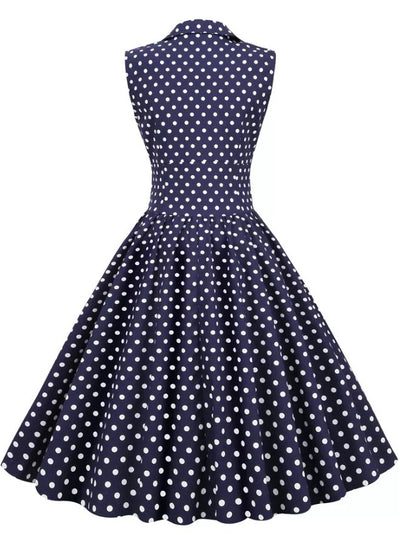 Robe Bleu Année 60