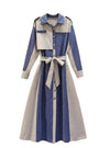 Robe Chic Jazz Année 40 Bleu