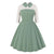 Robe Cocktail Année 50 Verte