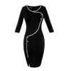 Robe Crayon Année 60 Noir