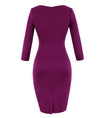 Robe Crayon Année 60 Violet