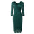 Robe Crayon Vintage Année 50 Vert