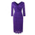 Robe Crayon Vintage Année 50 Violet