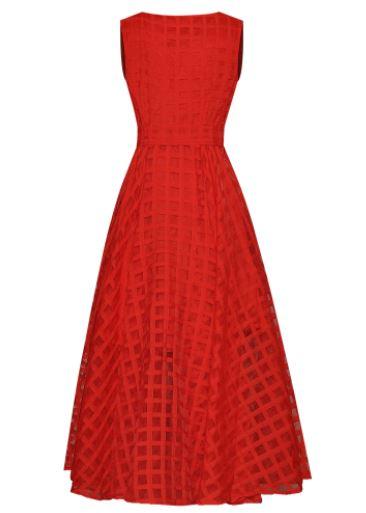 Robe De Bal Rouge Vintage