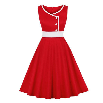 Robe de Cérémonie Année 50 Rouge