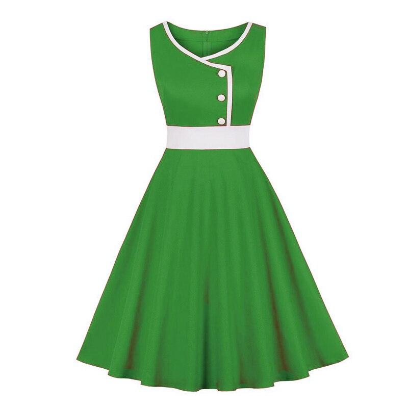 Robe de Cérémonie Année 50 Verte