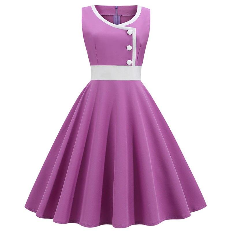 Robe de Cérémonie Année 50 Violet