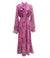 Robe de Cérémonie Vintage Fleurie Rose