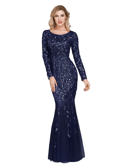Robe De Soirée Chic Gatsby Marin