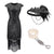 Robe de Soirée Style Année 20 Noire