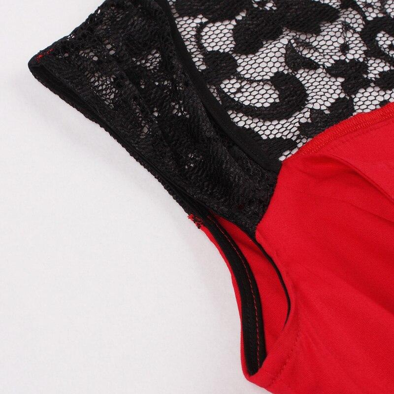 Robe de Soirée Vintage Rockabilly Rouge