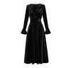 Robe des Années 40 50 Noire