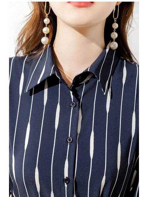 Robe des Années 40 Bleu