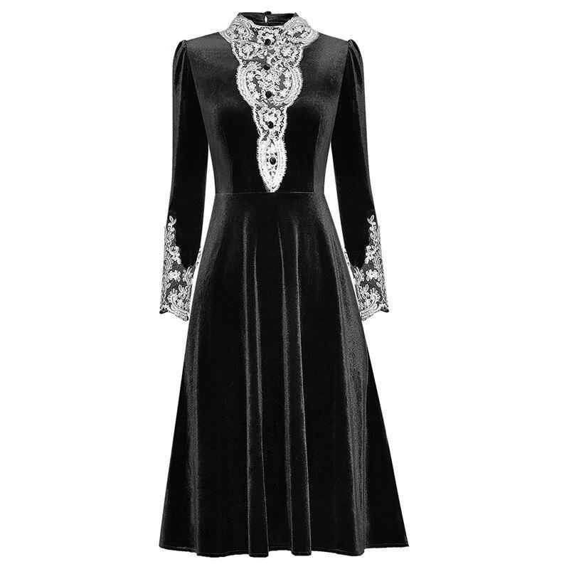 Robe des Années 40 Noire