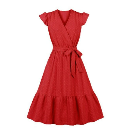 Robe d'été Année 50 Rouge