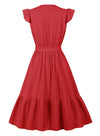 Robe d'été Année 50 Rouge