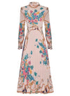 Robe Droite Style Année 40 Rose