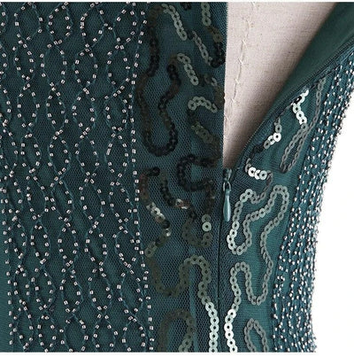 Robe Esprit Gatsby Vert et Or