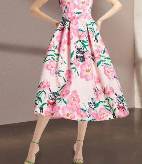 Robe été Vintage Femme