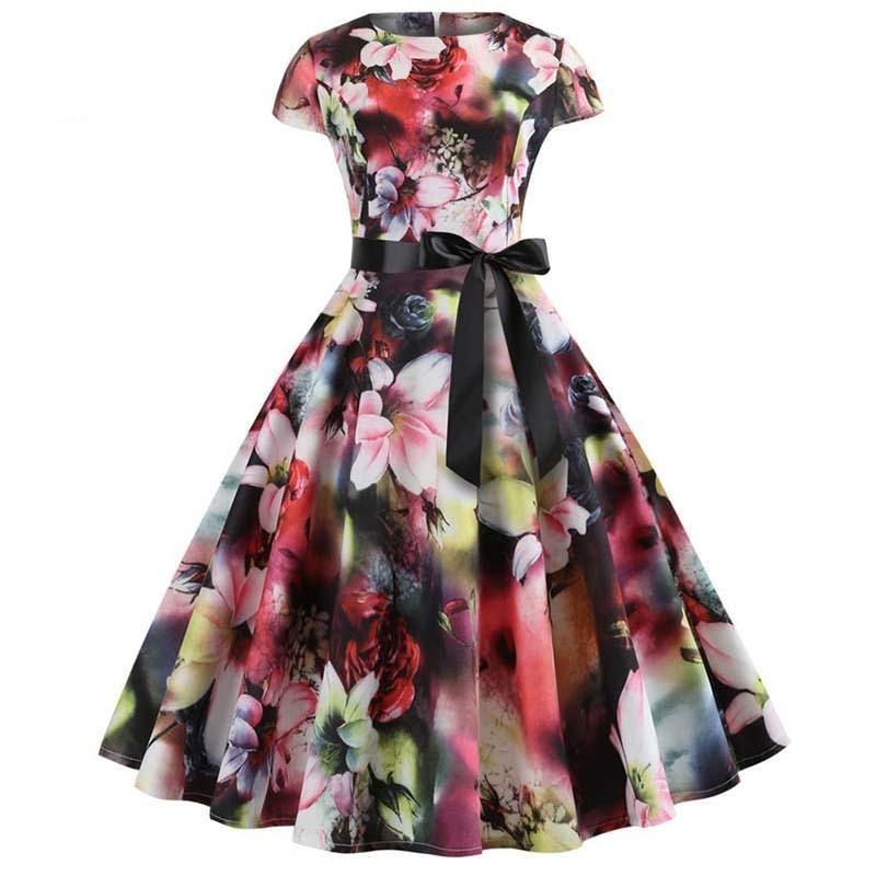 Robe Fleurie Année 50