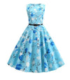 Robe Evasée Vintage Printemps