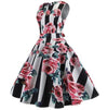 Robe Evasée Vintage Roses
