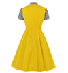 Robe Femme Années 50 Jaune