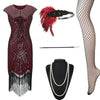 Robe Gatsby Année 20 Rouge