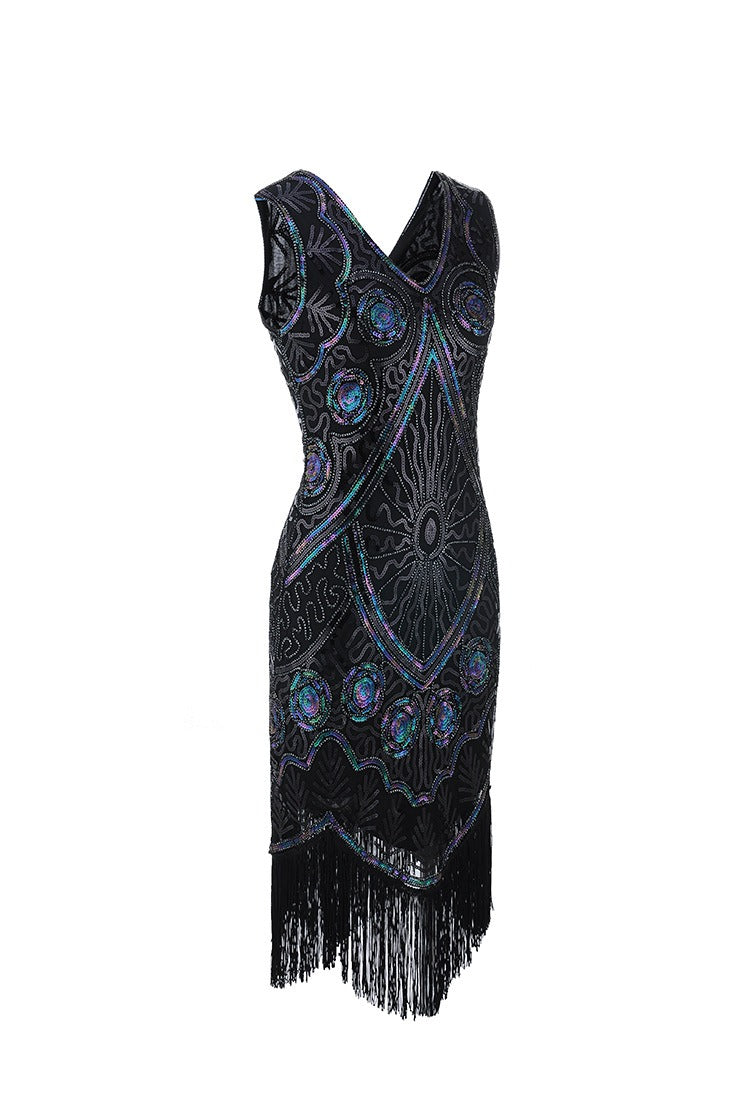 Robe Gatsby Courte Noire