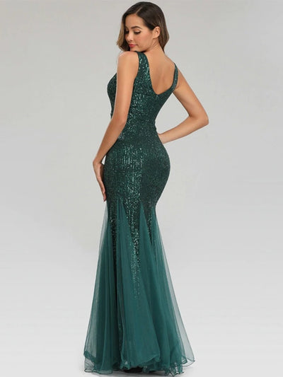 Robe Gatsby Mariage Vert Émeraude