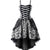 Robe Gothique Vintage Année 50 Noire