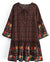 Robe Hippie Année 70 Noire