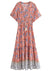 Robe Hippie Année 70 Rose