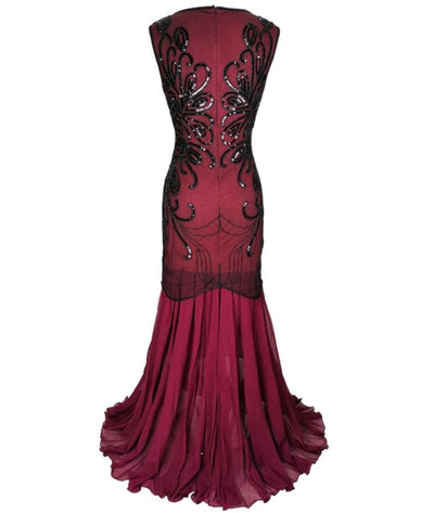 Robe Longue Année 20 Rouge