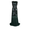 Robe Longue Année 20 Verte