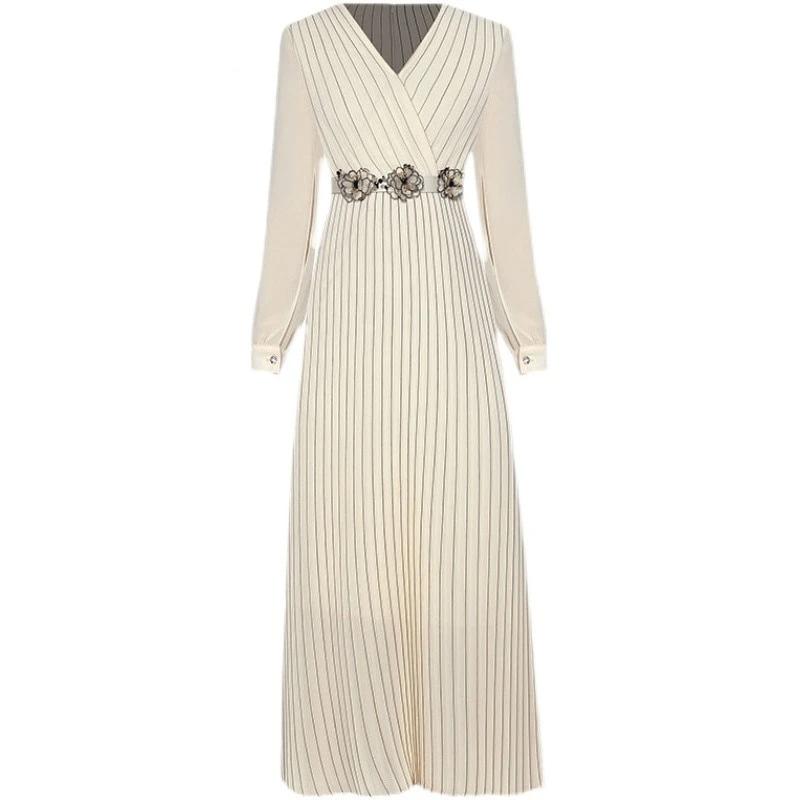 Robe Longue Année 40 Beige