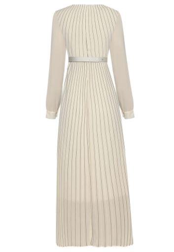Robe Longue Année 40 Beige