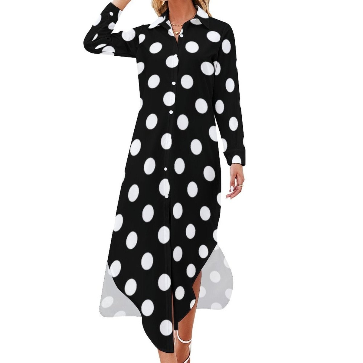 Robe Longue Année 70 Noire